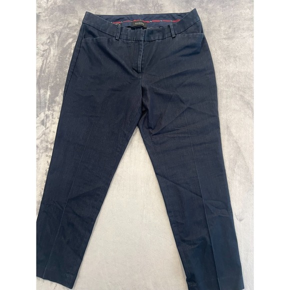 Talbots Pants - Talbots Hampshire Ankle Pants Womens Size 10 Navy Blue Stretch Career Work Pants